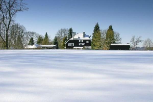 Fabulous Mansion In Spa Liege With Private Garden Eksteriør billede